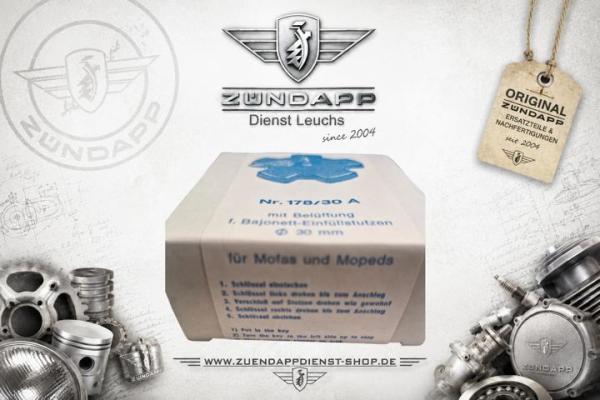 Zündapp Original CAWI Tankdeckel Nr. 178/30 A – abschließbar – 30 mm Bajonett – originalverpackt